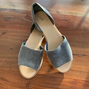 J Jill Open Toe Flats
